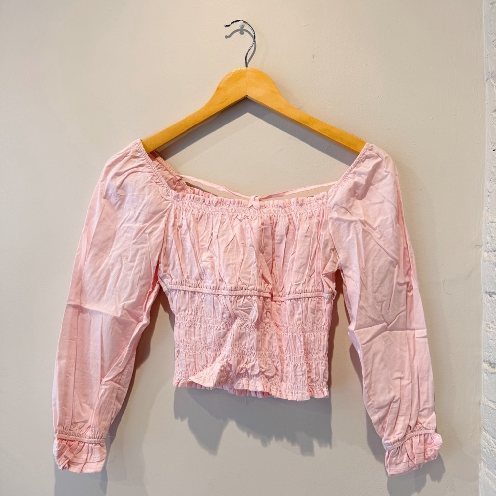Shein Pink Blouse